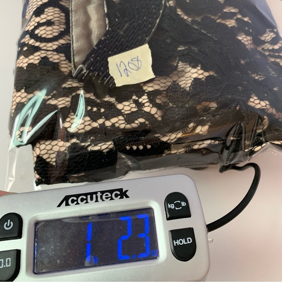 Lotus Threads Black Embellished Floral Lace High Halter Neck Formal Jumpsuit - Picture 12 of 16